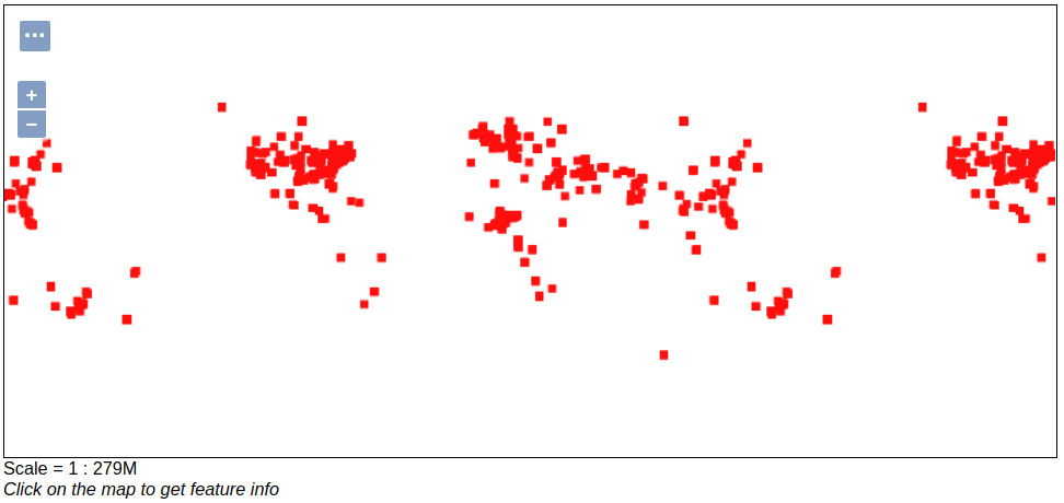 Visualizing quick-start data with GeoServer